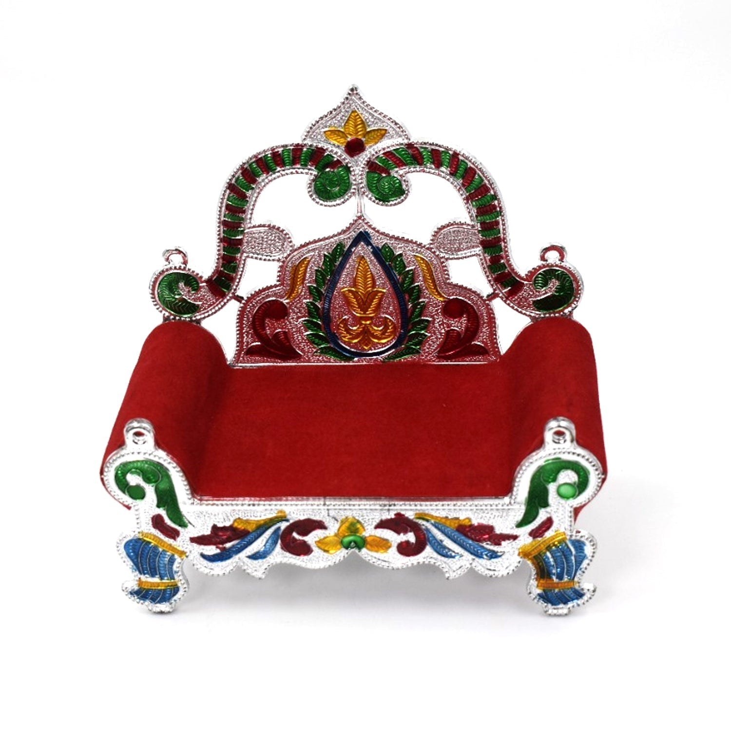 Singhasan Bal Gopal platform for placing sculptures of gods. Singhasan Bal Gopal platform for placing sculptures of gods.